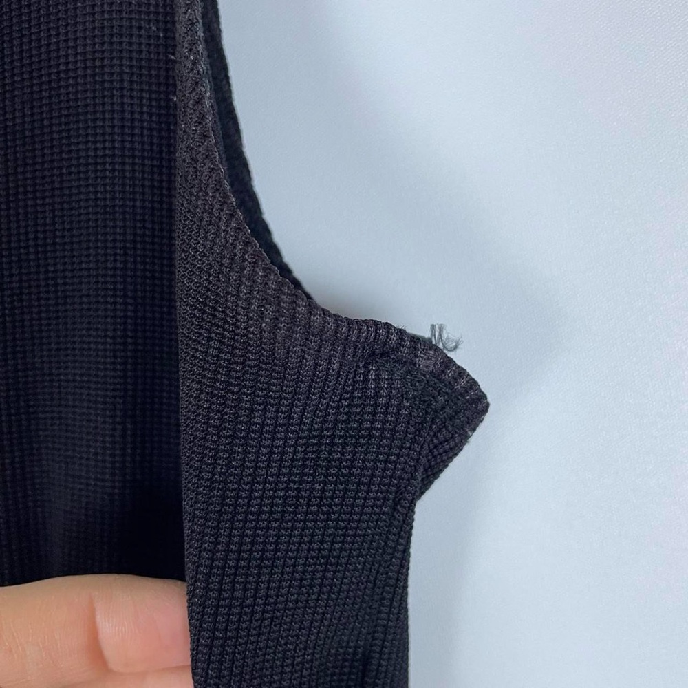 Vintage 90s Slinky Black Maxi Dress - Picture 6 of 8